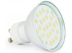 LED žiarovka 3.4W teplá biela 24 led smd 2835 GU10 - AKCIA