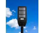 Pouličná lampa Solar VIA LED IP65 100W 6000K Black Senzor pohybu a súmraku + diaľkové ovládanie Eko-Light