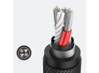 Ugreen AUX rozbočovač pre slúchadlá a mikrofón 1 x samec 3,5 mm, 2 x samica 3,5 mm 20 cm čierny (AV192 50254)