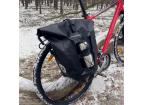 Vodotesná taška na bicykel Wozinsky 25l 2v1 Black (WBB24BK)