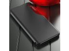 Elegantné puzdro Eco Leather View s odklápacím krytom a funkciou stojana pre Samsung Galaxy S22 Ultra čierne
