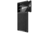 Nillkin CamShield Leather S Case Samsung Galaxy S23 Ultra puzdro s krytom fotoaparátu čierne
