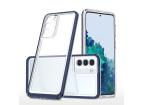 Priehľadné puzdro 3v1 pre Samsung Galaxy S22 + (S22 Plus) Rámček Gelový kryt Blue