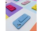 Wozinsky Kickstand Case Flexibilný silikónový kryt stojana pre iPhone 12 Pro Max svetlo modrý