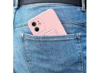 Wozinsky Kickstand Case Flexibilný silikónový kryt stojana pre iPhone 12 Pro Max svetlo modrý