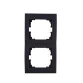 Kanlux 33576 LOGI   Dvojnásobný vertikálny rámček - čierna matná