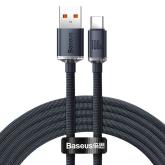 Kábel Baseus Crystal Shine USB na USB-C, 100 W, 1,2 m (čierny)