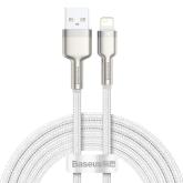 Kábel USB na Lightning Baseus Cafule, 2,4 A, 2 m (biely)