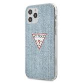Guess GUHCP12MPCUJULLB iPhone 12/12 Pro 6,1" blue / light blue hard case Jeans Collection