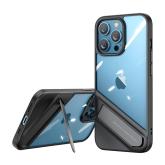 Ugreen Fusion Kickstand Case iPhone 13 Pro Hard Cover s gélovým rámom a stojanom Black (90153)