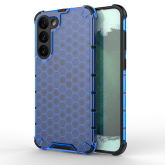 Puzdro Honeycomb pre Samsung Galaxy S23+, hybridný kryt modré