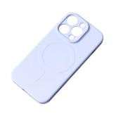 Silikónové puzdro kompatibilné s MagSafe pre iPhone 15 Pro Max Silikónové puzdro - modré