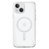UNIQ Coehl Glace iPhone 15 6,1" Magnetické nabíjacie puzdro strieborné/skvostné striebro