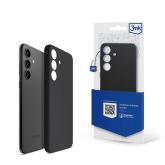3mk Silikónové puzdro pre Samsung Galaxy S24 - čierne