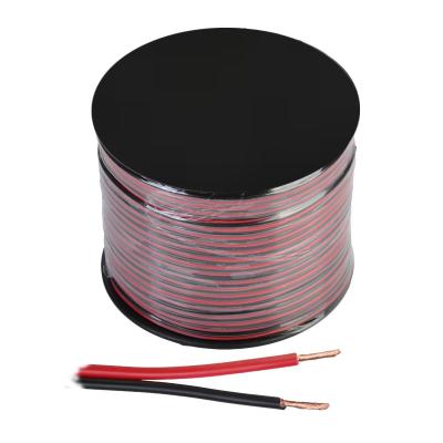 1m kabel dvojžilový 2x0,75mm2 pre LED pásik červeno-čierny
