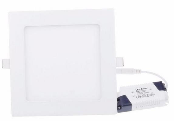 LED panel štvorec vstavný - 12W - 230V - neutrálna biela